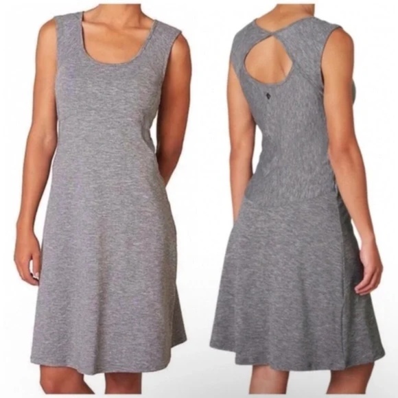 Prana Calico Keyhole Pickleball Athletic Dress, M - Picture 3 of 8